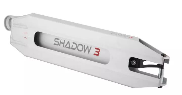 Drone Shadow 3 Feather-Light 4.9 x 20.5 Deck Silver