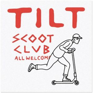 Tilt Sticker Scoot Club