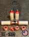 Proto UFO Rear Wheel Adapters 12/30mm Red