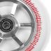 Roue North Riley Maltais 115 Silver White