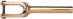 Fourche Striker Lux IHC Gold Chrome