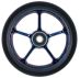 Roue Black Pearl Original Double V3 110 Chrome Blue