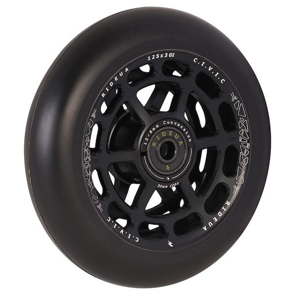 Roue UrbanArtt Civic 125 x 30 / 24 x 30 Black