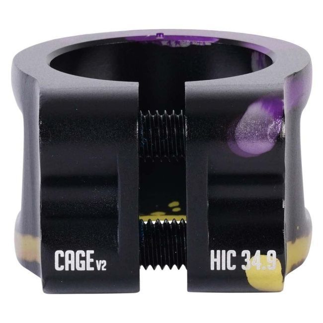 Oath Cage V2 Clamp Black Purple Yellow