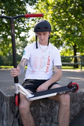 Trottinette Freestyle IVS Journey 3 Jamie Hull Raw Red