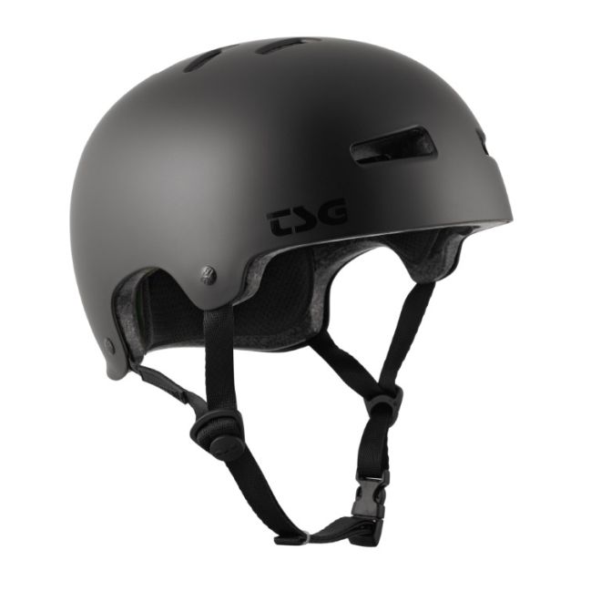 Casque TSG Evolution Solid Satin Dark Black