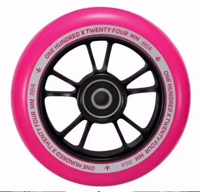 Roue Blunt 10 Spokes 100 Pink Black