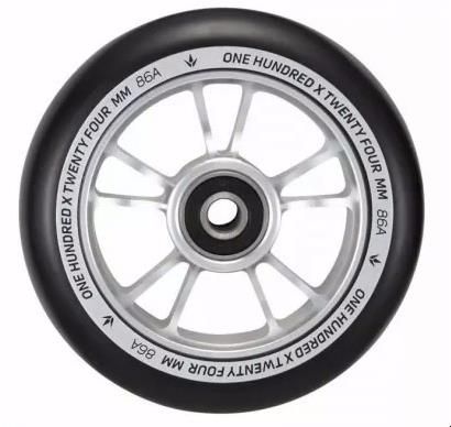 Roue Blunt 10 Spokes 100 Silver Black