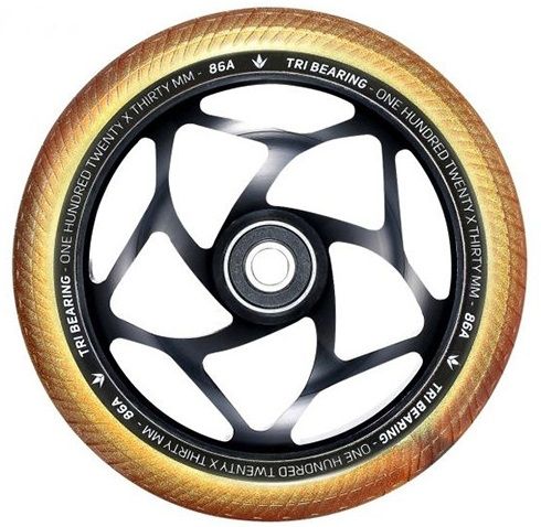 Roue Blunt Tri Bearing 120 Gold Black