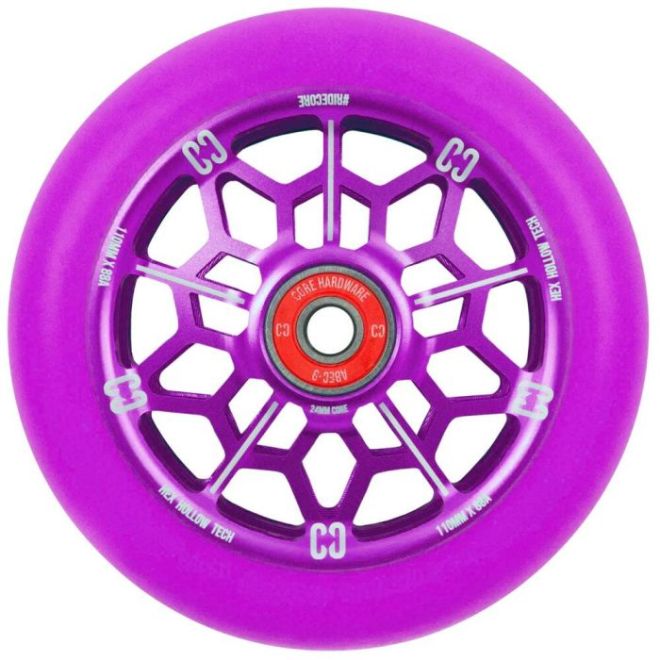 Roue CORE Hex Hollow 110 Purple