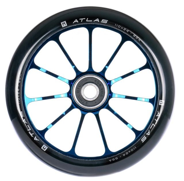 Roue Ethic Atlas 110 Chrome Blue