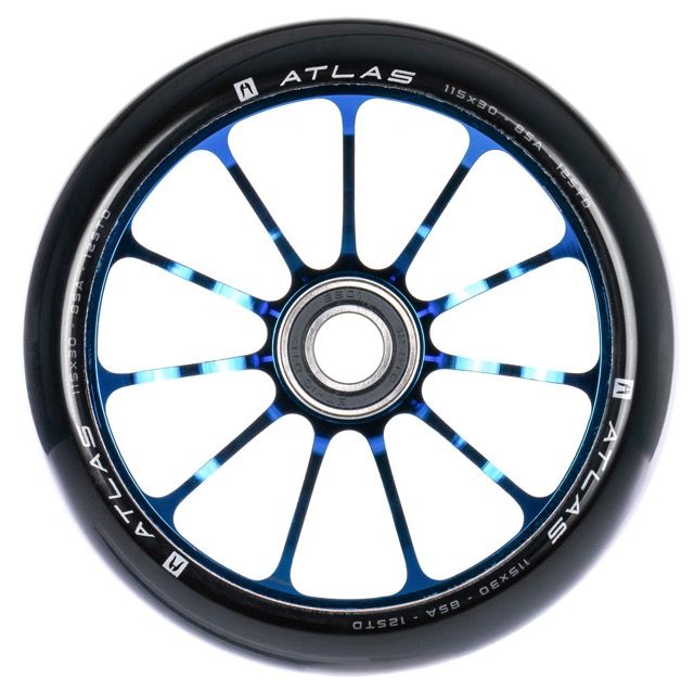 Roue Ethic Atlas 12STD 115 Chrome Blue