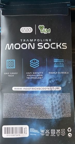 Trampoline Trottinette Indo Pro V2 Blue + Moonsocks