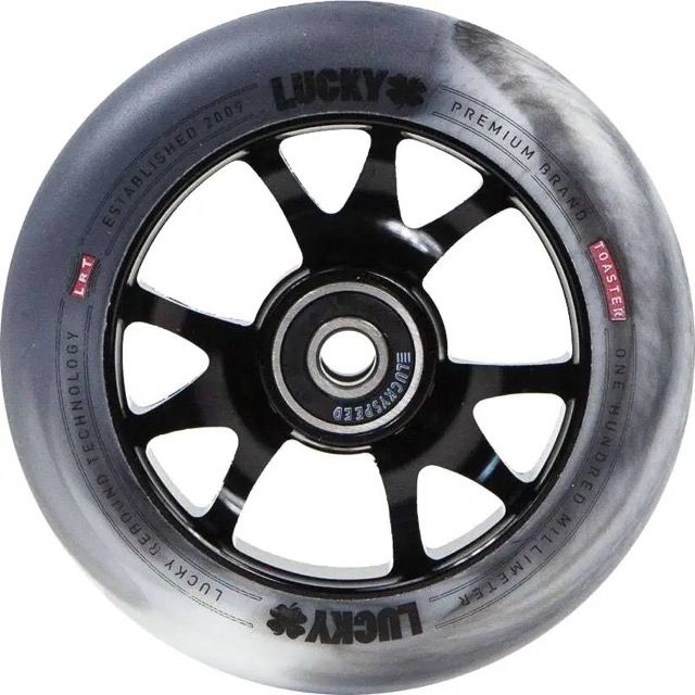 Roue Lucky Toaster 100 Black White Swirl