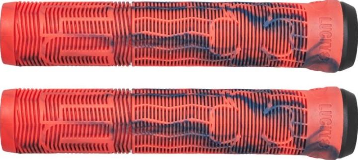Poignées Lucky Vice 2.0 Red Blue Swirl