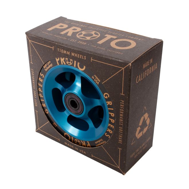Roue PROTO Gripper 110 Black on Blue