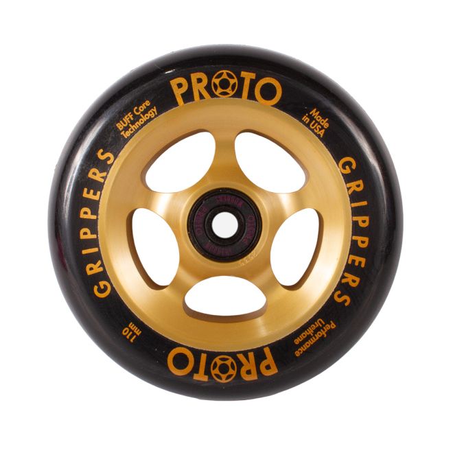 Roue PROTO Gripper 110 Black on Gold