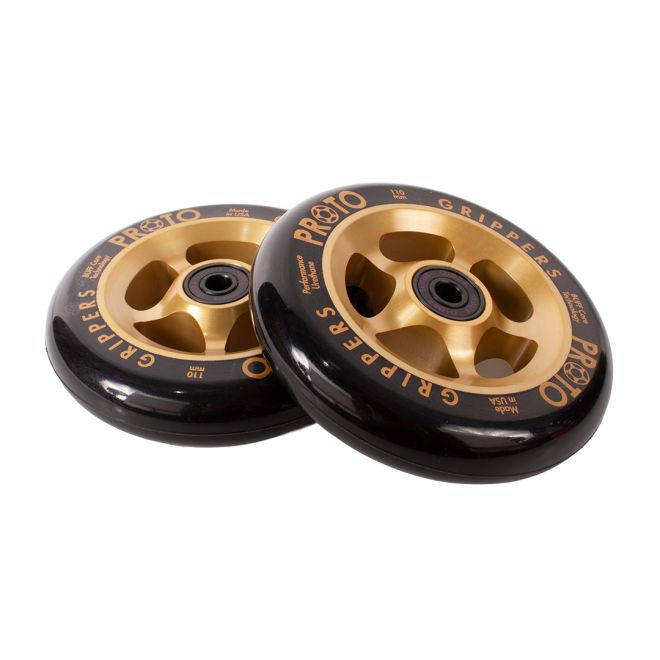 Roue PROTO Gripper 110 Black on Gold