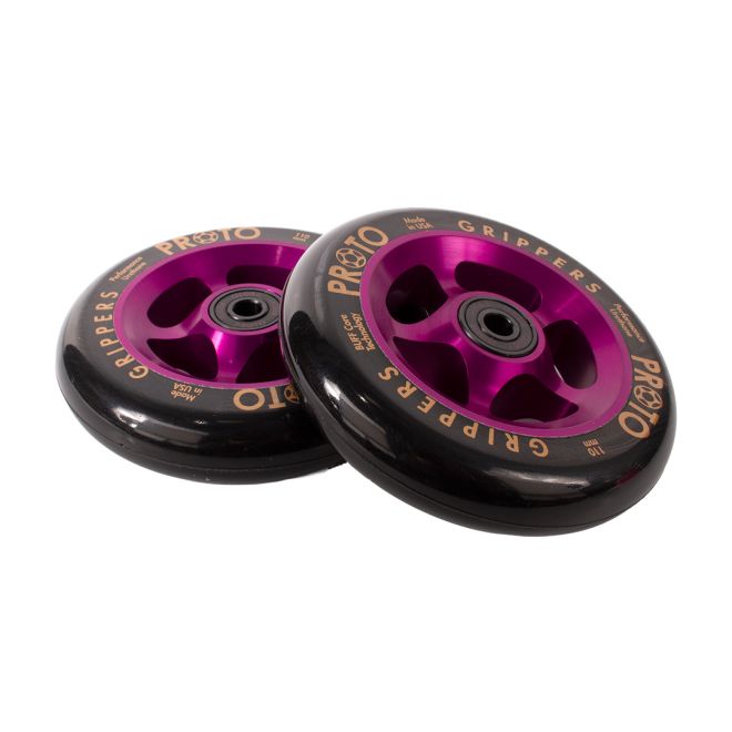 Roue PROTO Gripper 110 Black on Purple