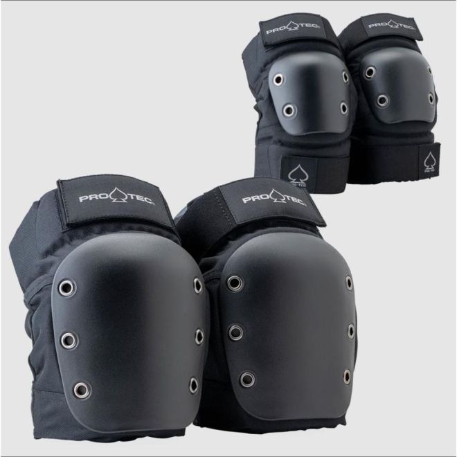 Genouillères et coudières Pro-Tec Open Black