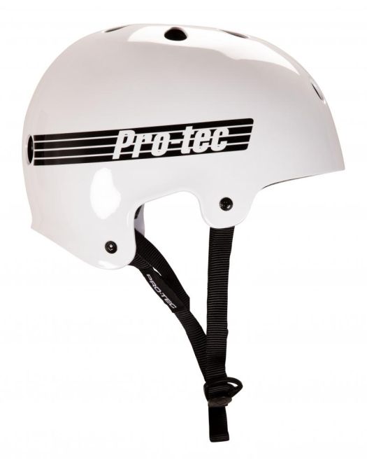 Casque Pro-Tec Old School Gloss White