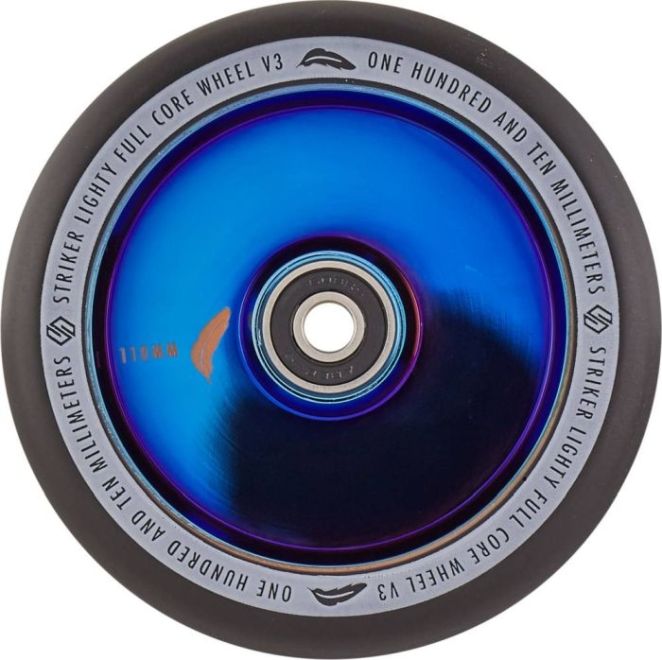 Roue Striker Lighty Full Core V3 110 Blue Chrome