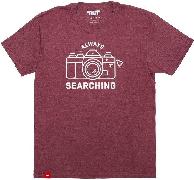 Tilt Always Searching T-shirt Maroon