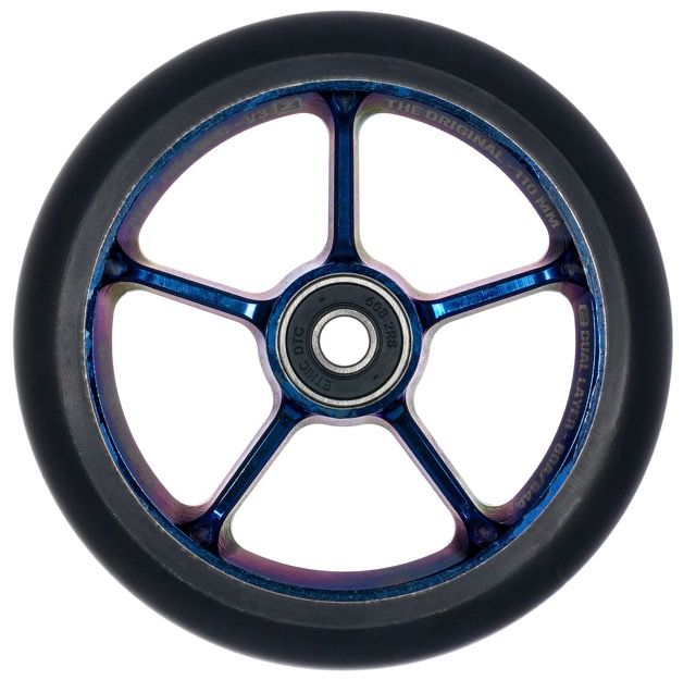 Roue Black Pearl Original Double V3 110 Chrome Blue